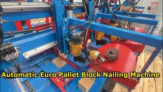 Automatische Nagelmaschine für Europalettenblöcke