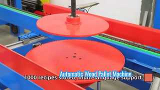 Automatische Holzpalettenmaschine