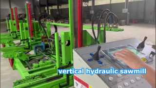 vertikales hydraulisches Sägewerk