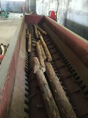Wood Peeling Machine Single Roller Double Roller Furniture Automatic Electric Wood Debarker