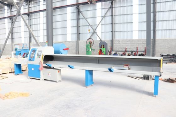 Wood Pallet Machine Automatic Plank Cut off Saw Machine Siemens PLC Touching Screen