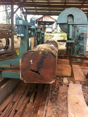 Timber Sawmill Machine Wood Cutting Vertical Band Saw Machine Band Saw Carriage