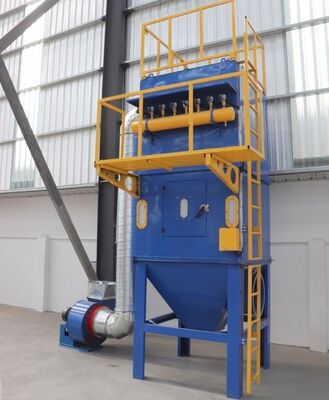 Wood Sawdust Collection Machine Industrial Dust Extractor System for Workshop / Factory