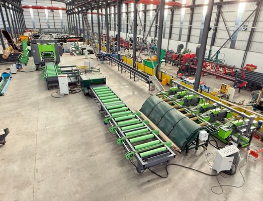 Horizontal Log Band Saw Heavy Duty Hydraulic Sawmill SW1200PRO Automatic Cutting Line