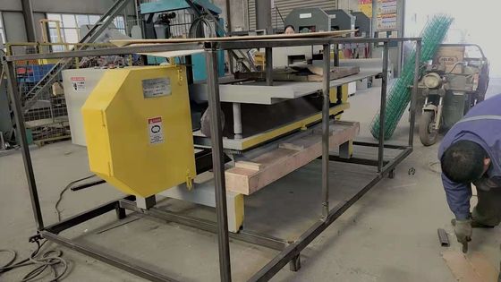 Metal Nails Cutting Band Saw Wood Pallet Dismantler Machine CE certified