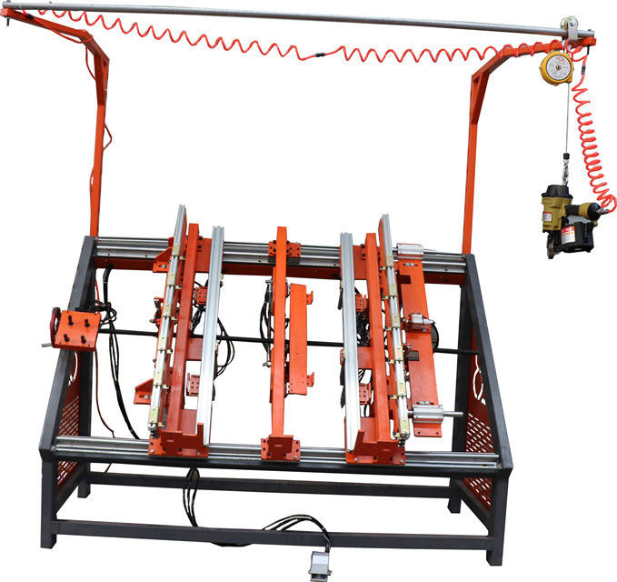 Pneumatic Pallet nailing table, Wooden Stringer Pallet Machine,Pallet Nailing Machine,pallet lifting device