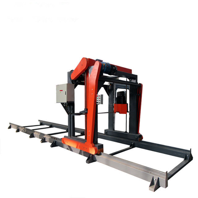 Horizontal 600mm 36 Inch Chainsaw Mill 5.5Kw Log Sawing Machine