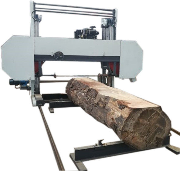 Heavy Duty wood saw mills with diesel engine / Big horizontal bandsaw mills
