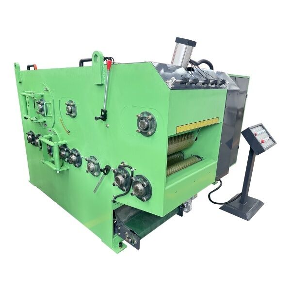 Industrial Double Arbor Multi Rip Saw with 300mm Cutting Height, 600mm Infeed Width, and 75KW Bottom Arbor