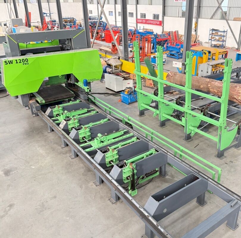 Horizontal Band Saw Hydraulic Sawmill SW1000HD Automatic Log Cutting Machine