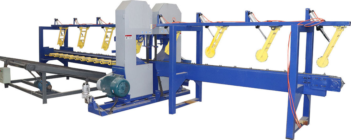 Twin Heads Industrial Saw Mills, Log Processing Euipment Twin Band Saw