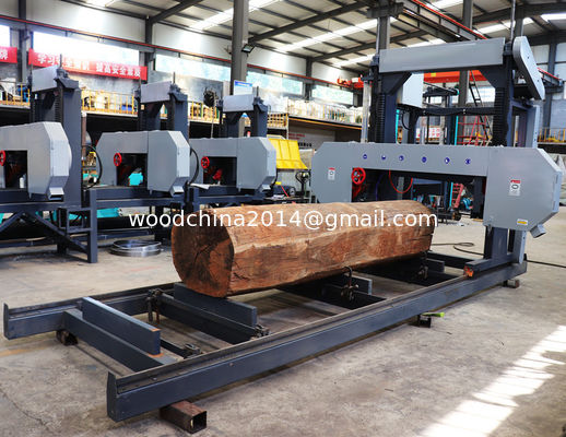 Portable Automatic Sawmill Machine Horizontales Band Sägemähl zum Schneiden von Baumstämmen