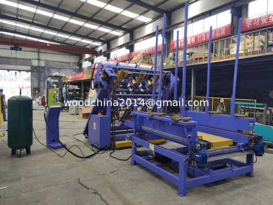 Automatische Palettenbaumaschine Euro Sägemehlblöcke Palettennagelmaschine EURO Holzpalettennagelmaschine