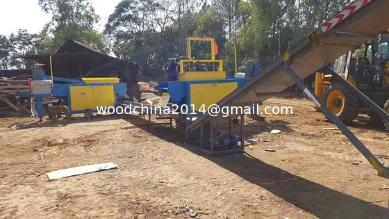 Holzscherenmaschine / Holzspaltmaschine für Geflügelbetten