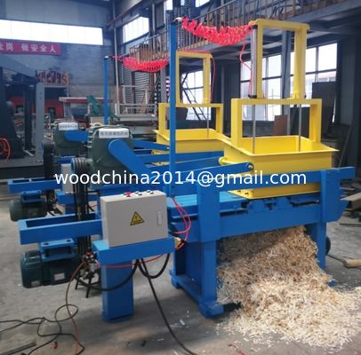 500 kg/Stunde Dieselmotor Holz Rasiermühle Automatische Holzspalterie