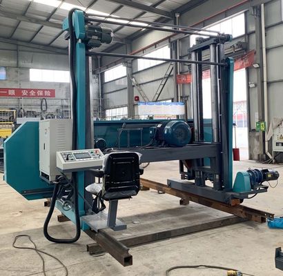 Doppelkolumnen-Horizontale Holzbandsäge-Maschine MJ2500 Schwerlastbandsäge-Mühle