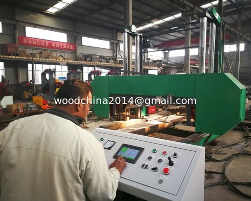 China Hardwood Schneidmaschine Großes tragbares horizontales Holzband Sägemühl