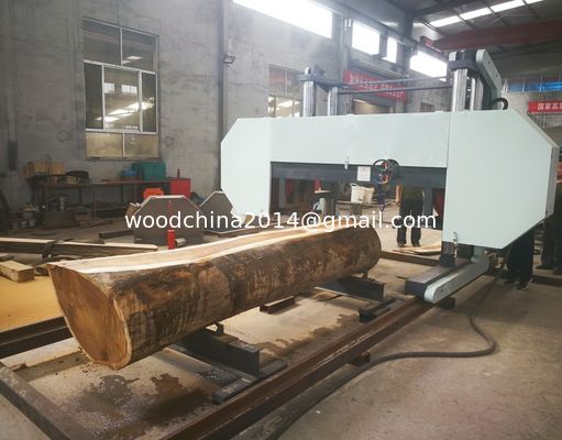 hohe Qualität Holzverarbeitung Saummühle Maschine Horizontale tragbare Bandsäge Sägewerk Holzbearbeitung Band Sägewerk