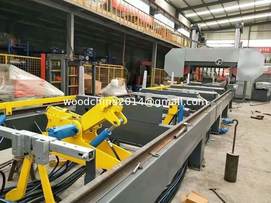 Automatisches Hydraulikband Sägewerk Großes Baumstammschneiden Tragbares Horizontales Großes zum Verkauf
