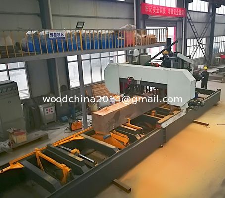 Hydraulic Band Saw Wood Sawmill 1200mm Lumber Milling Machine