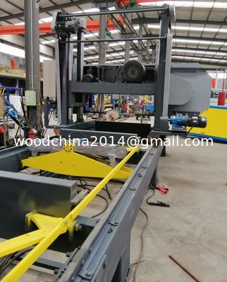 MJH1500E Holzschneidesaugmaschine vollautomatisch Hydraulik Horizontale Bandsäge