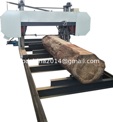Doppelkolumnen-Horizontale Holzbandsäge-Maschine MJ2500 Schwerlastbandsäge-Mühle