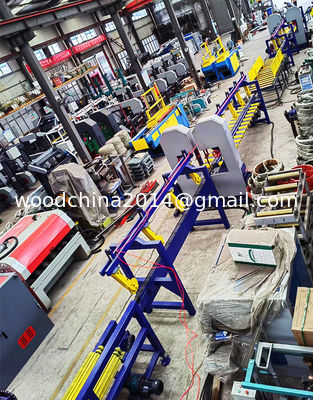 Automatisches vertikales Doppelband sah Mills Production Line For Log-Ausschnitt