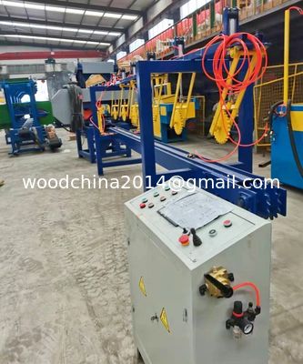 Produktionslinie Holzproduktverarbeitung Kiefernholzsägemaschine Holzpalettenmaschine