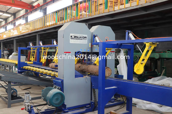 Produktionslinie Holzproduktverarbeitung Kiefernholzsägemaschine Holzpalettenmaschine