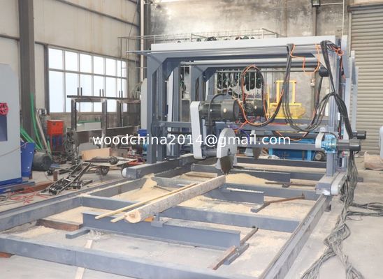 Doppelschwingblätter Winkel Kreislaufsägewerk für Holzblock Holz Schneiden 300mm X 210mm
