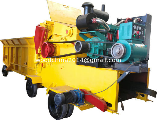 Biomasse-Holzsplittermaschine / Diesel-Holzsplittermaschine mit großer Kapazität / Holzsplittermaschine