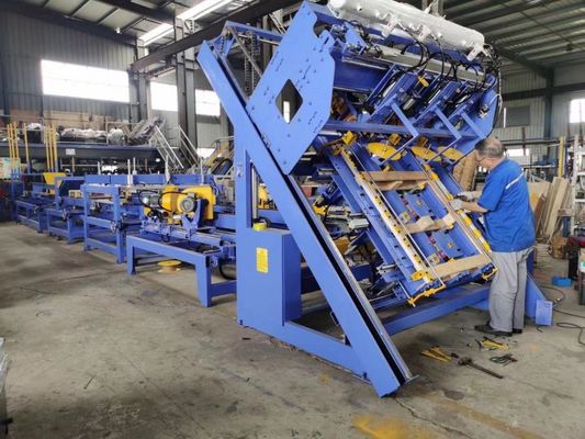 Hölzerne Blockformatpalette, welche die Maschinen-Palette nagelt Maschine, bedienungsfreundliche hölzerne Palettenmaschine herstellt