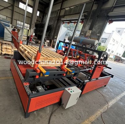 Automatische Holzpaletten Block Nagelmaschinen Nailer Palettenmaschine Holzpaletten herzustellen