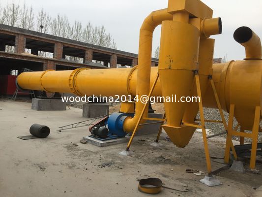 Professionelle Sägepulver / Holzsplitter / Holzgräber Rotationstrockner