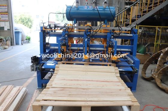 Fabrikpreis automatische Holzpalettennagelmaschine Euro-Paletten-Produktionslinie Holzstringer-Palettenherstellmaschine