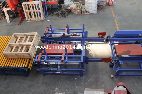 Automatische amerikanische Stringer europäische Holzpaletten Nagelmachmaschine