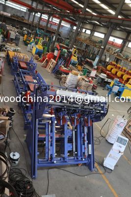 Automatische amerikanische Stringer europäische Holzpaletten Nagelmachmaschine
