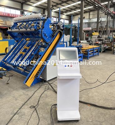 Neueste Design hocheffiziente automatische Nagel Holz Palettenmachine / Euro und Stringer Paletten Nagelmaschine