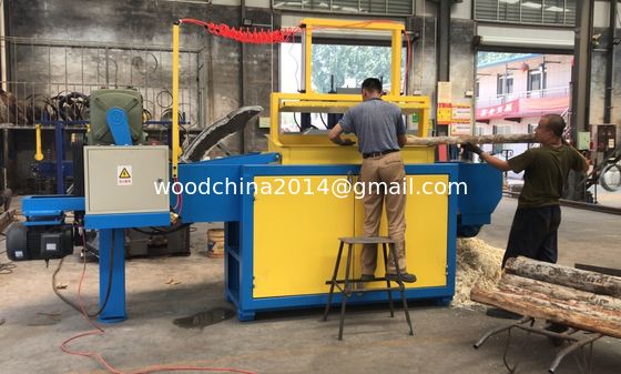 1500 KG pro Stunde Holzplaner Maschine Geflügelbett machen Maschine Eiche Olivenbaum Holz Log Spießmaschine