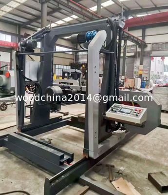 China Fabrik verkaufen Horizontale Holz tragbare Band Säge Sägemühle Bausteinsägemaschine