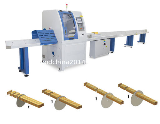 Automatischer Kreuzschneider für Holzpaletten, Kreislaufsäge-Maschine/Schneidesaag für Holzpalettenblöcke