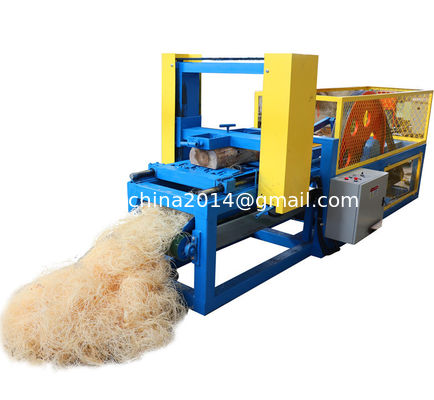 Horizontale Großkapazität Fabrik direkt China Feuerleuchter Holzwollmachine