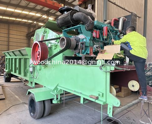 Automatische Holzschredder-Krascher-Holzsplitter-Verarbeitungsmaschine