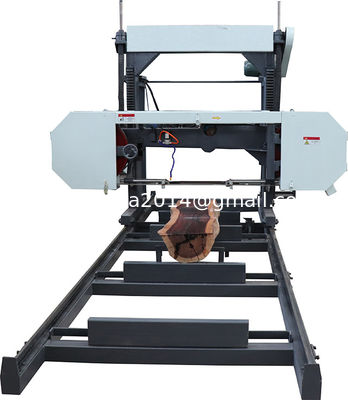 China Fabrik verkaufen Horizontale Holz tragbare Band Säge Sägemühle Bausteinsägemaschine
