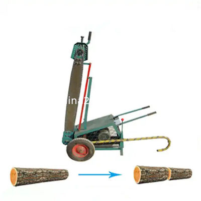 Mobiler Kettensägemühl für große Baumstämme Holzschneiden Vertikalschneiden Holzschneider