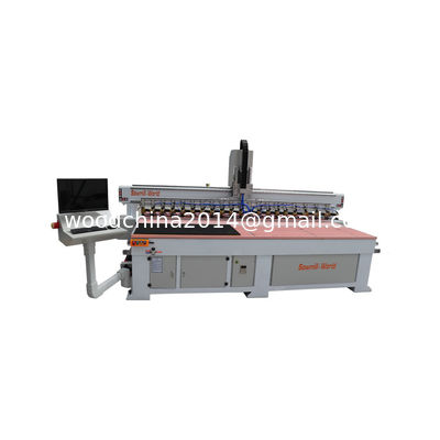 Schalldämpfende Wanddekoration Automatische akustische Holzplatten Nagelmaschine
