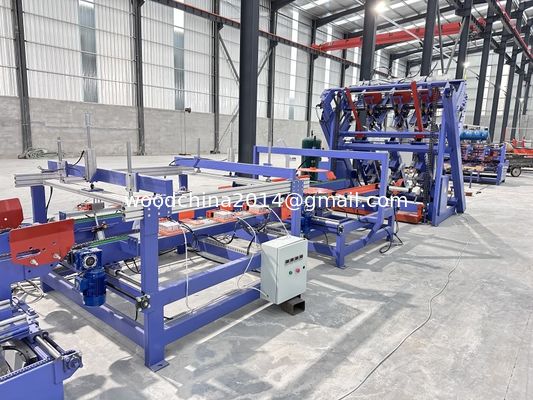 Automatische Euro-Block Holzpaletten Nagel-Produktionslinie Automatische Linie für die europäische Palettenherstellmaschine