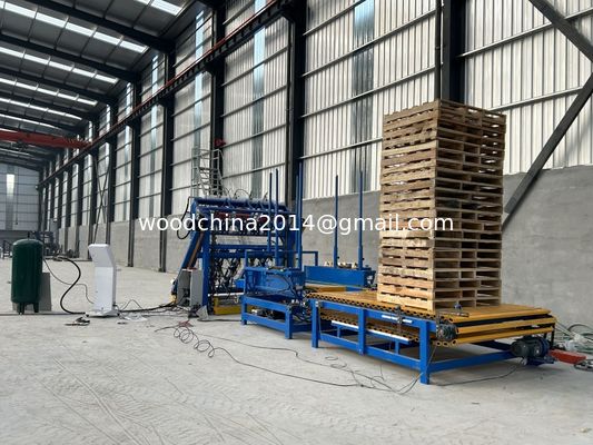 Wirtschaft Ausrüstung für die Herstellung von Paletten CNC Holzpaletten Nagelmaschine für USA Paletten