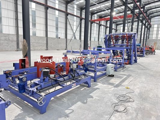 Europäische Palettenmontage-Maschine Industrielle automatische Holzpaletten Nagelmaschine zur Herstellung von Holzpaletten