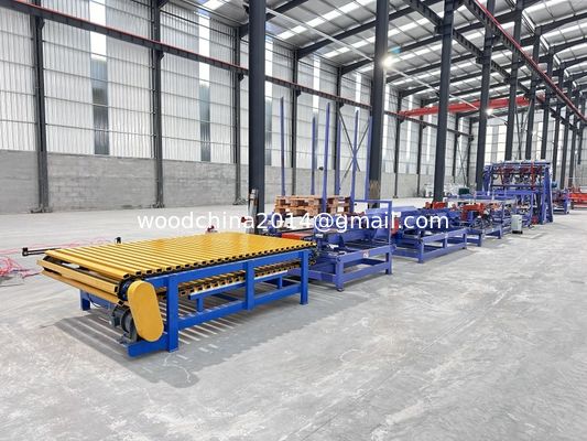 Europäische Palettenmontage-Maschine Industrielle automatische Holzpaletten Nagelmaschine zur Herstellung von Holzpaletten